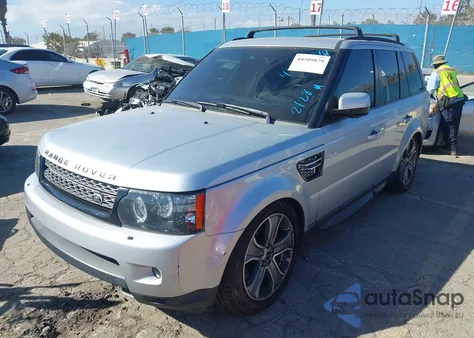 2012 Land Rover Range Rover Sport Supercharged из США, поврежденный, VIN SALSH2E42CA748538